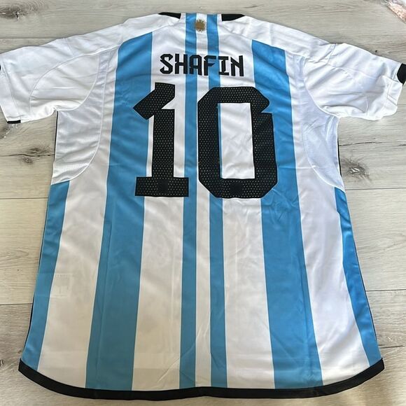 Adidas 2023 ARGENTINA AHAFIN WORLD CUP CHAMPIONS EDITION CONCEPT JERSEY MENS NWT - Picture 4 of 5